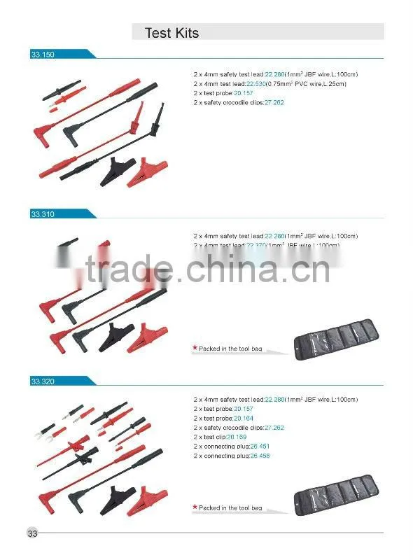 test kits test box test leads