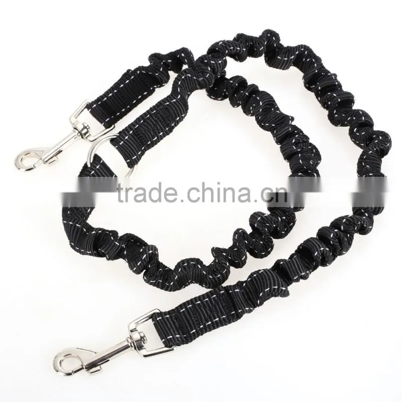 Homdox Pets Dog Leash Coupler Double Dog Walker Lead Elastic Two Dogs Leash Splitter AM002453