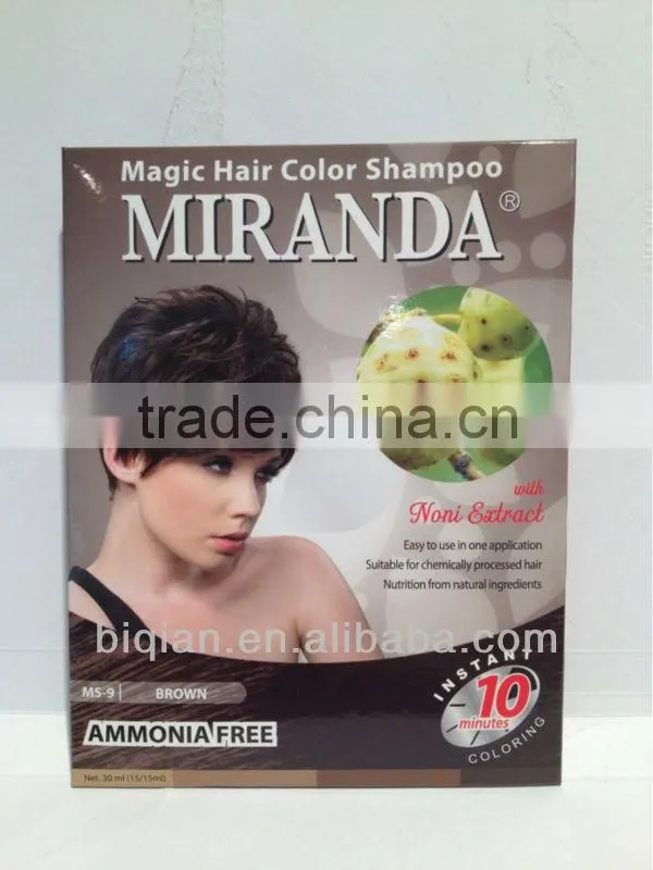 Noni Hair Color Shampoo / Hair Dye Colour Shampoo/Permanent Hair Dye Color For Women