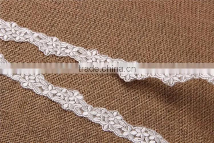 good qualit grace five pedals flower leaf pattern overlap weav hand made weave shape embroidery chemical lace for accessory