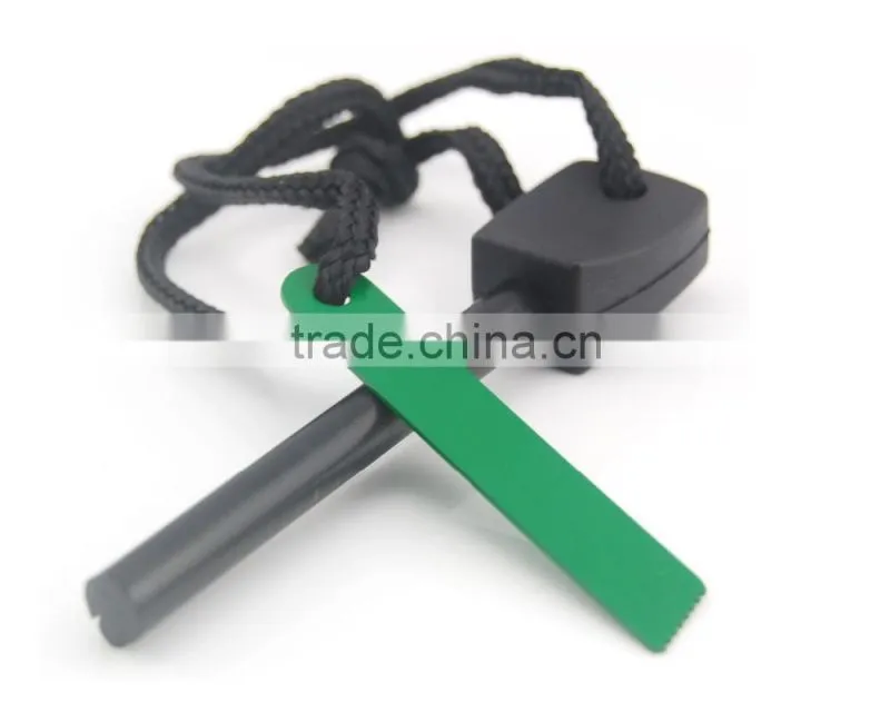 Survival Magnesium Flint Stone Fire Starter outdoor tool Rod Striker