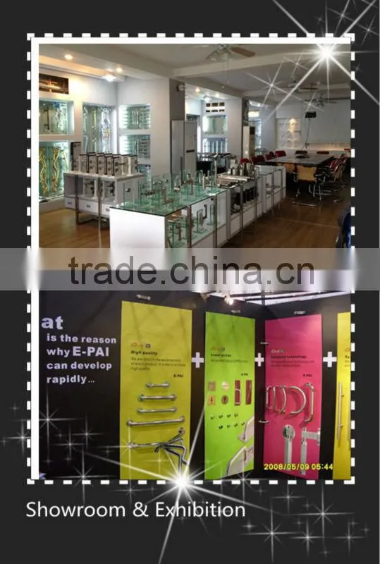 Stainless steel handle door for wooden door