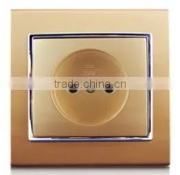 Euro Design Standard Silver Color Socket Outlet