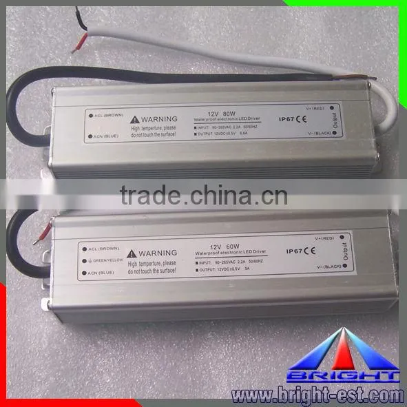 1000mA Mini DC12V LED Power Supply, waterproof IP67 LED Adapter, led strip light driver
