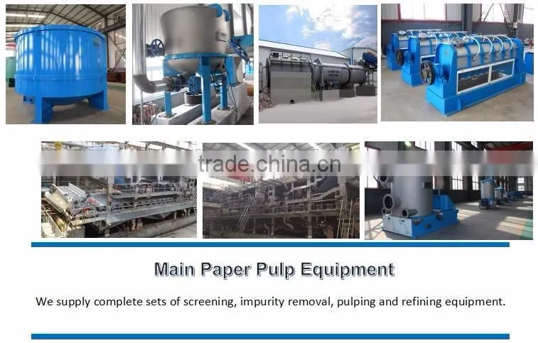 Wood pulp for pulping making/ paper pulp making machines/ pressure screen price