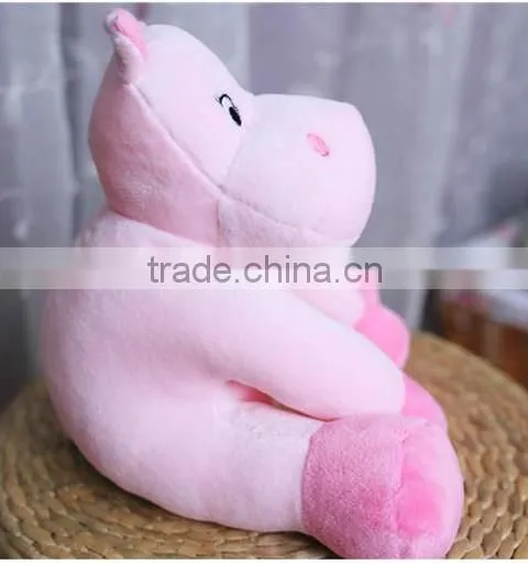 plush toys/animal plush toys /little sitting hippo plush toys