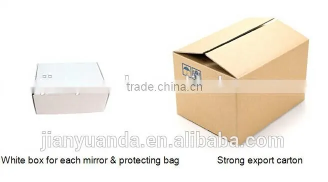 Luxury vanity desktop square cosmetic mirror with led light