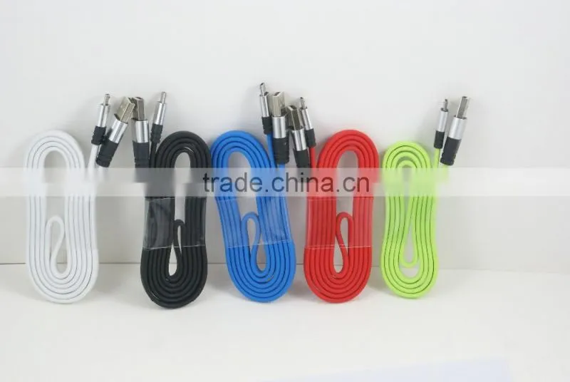 Gift accessories univesal flat short Micro magnetic cable USB charging Sync Cable