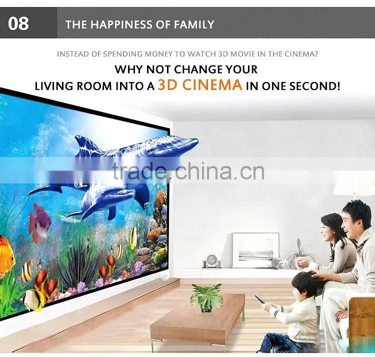 Portable 1080p Mini Led Projector For Home Theater