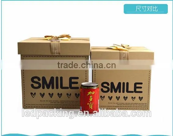 classic brown Kraft paper carton
