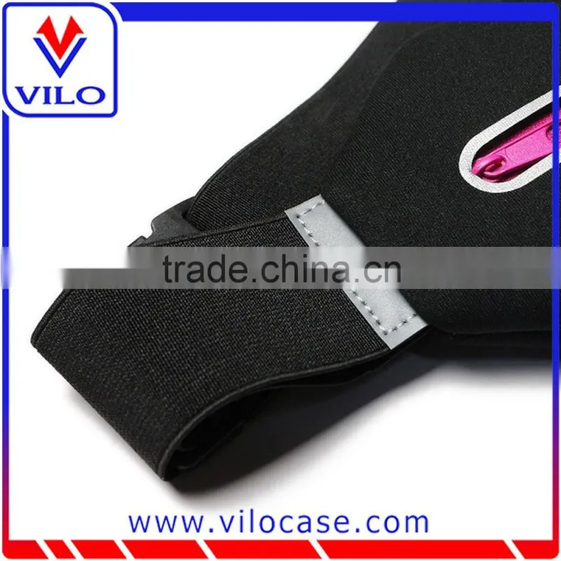Neoprene sports waist running belt single pocket waist bag
