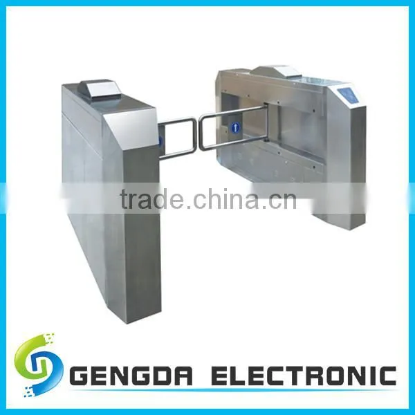 smart pedestrian swing turnstile gate mechanism for residence and department