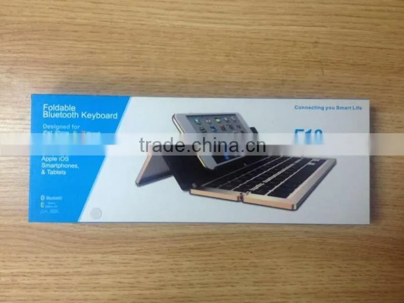 Folding rectangle wireless bluetooth keyboard
