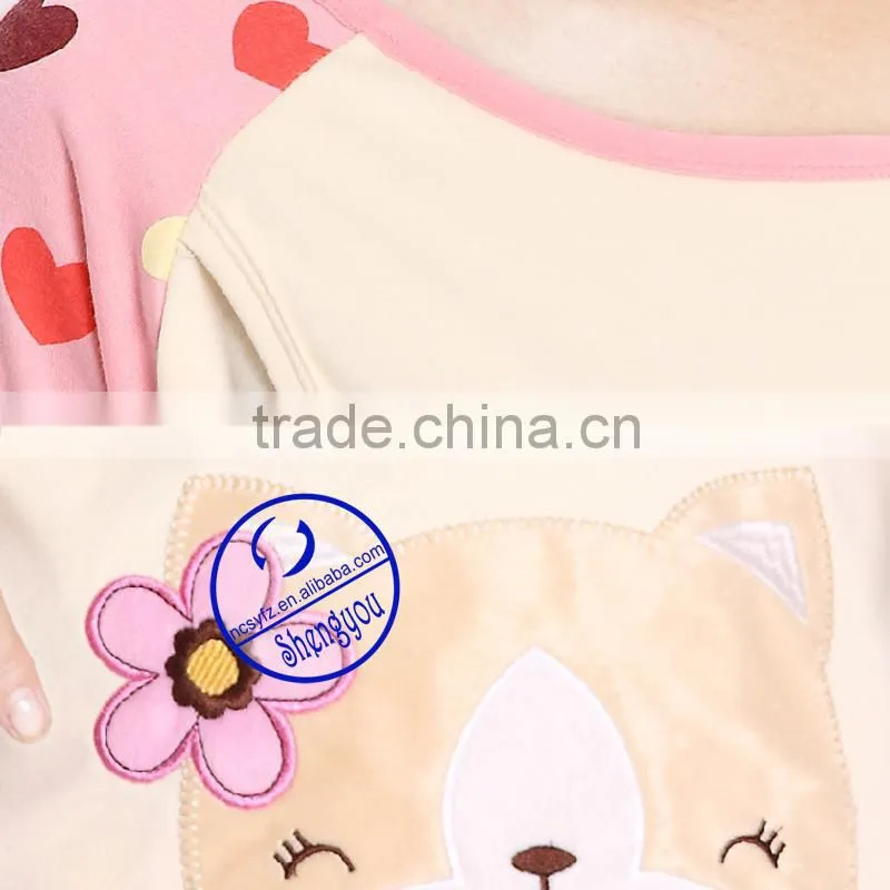 Custom made 100% pima cotton nursing wears for pregnant women
