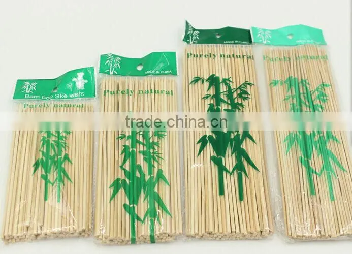BAMBOO CLEAR ACRYLIC FLOWER SKEWER 4 IN