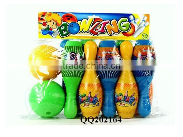 Lovely plastic bowling set toy
