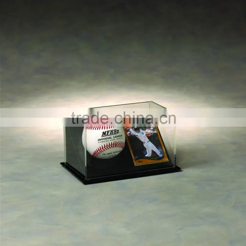 small clear plexglass Acrylic Baseball storage Display Box