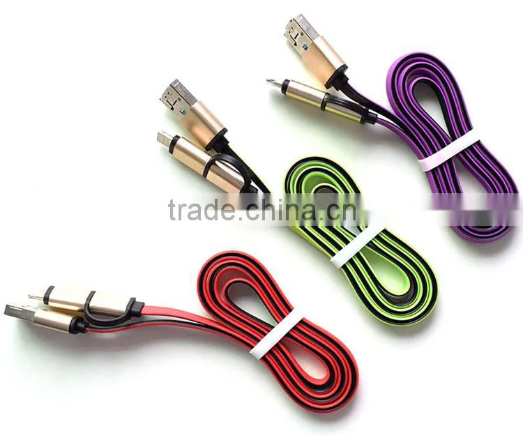 Best sale double sided micro usb data cable for samsung
