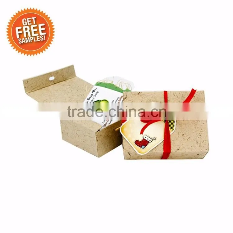 Luxury custom design craft paper soap packaging box