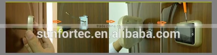 shenzhen access control wired doorbell with camera