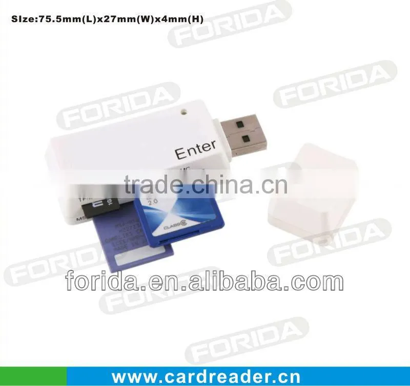 Newest USB2.0 Keyboard style ALL IN ONE Card Reader