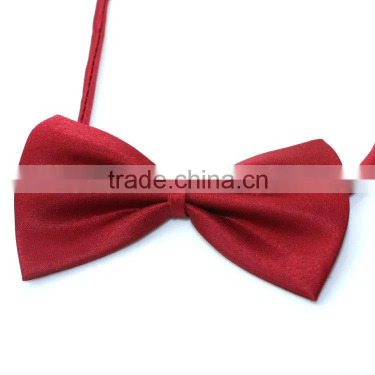 2013fashion design 100%silk self bow tie wholesale