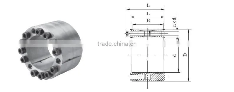 Z18 self lock keyless bushing