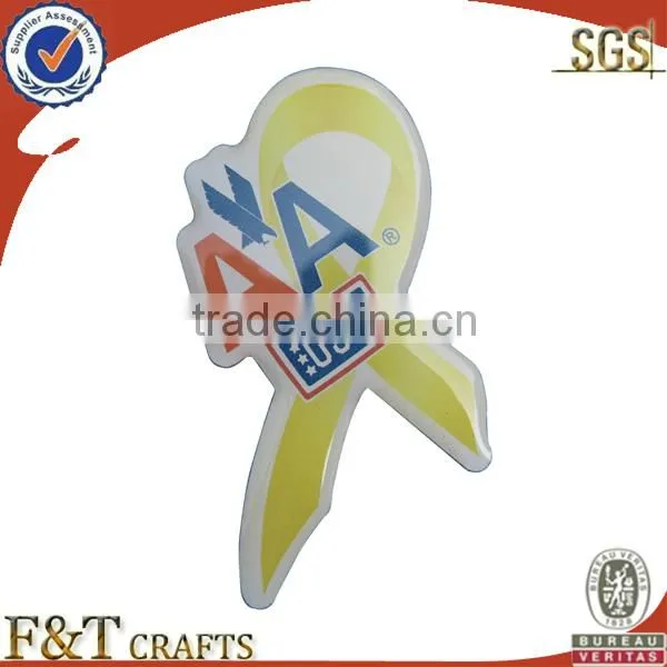 promotional felt print cheap custom badge