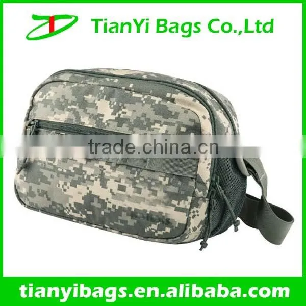 Travelling camouflage nylon men waist bag