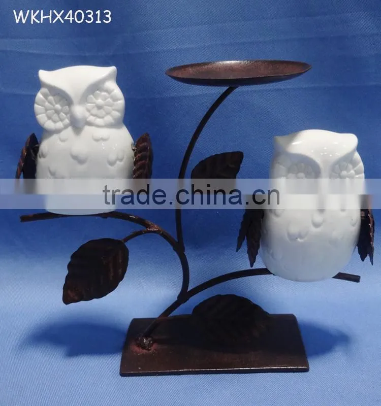 Candy holder for kids decoration white owl for sale