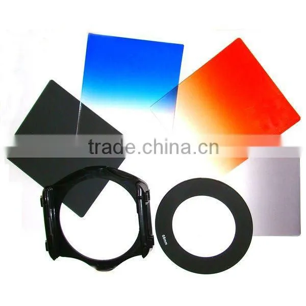 Graduated Blue Square Color Filter