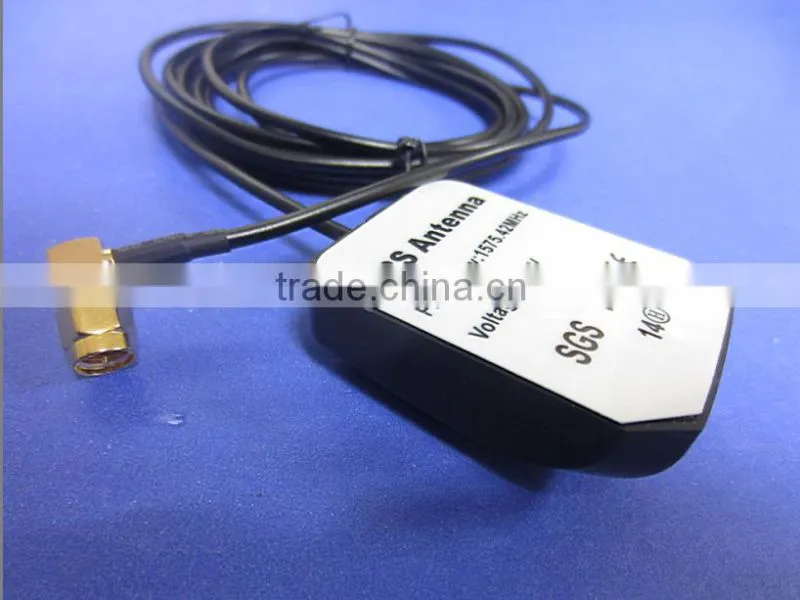 Waterproof GLONASS/GPS Active Antenna 30dBic Gain magnetic mount