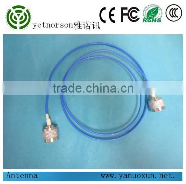 Yetnorson rf cable with semi rigid cable and SMA male to SMA male connector