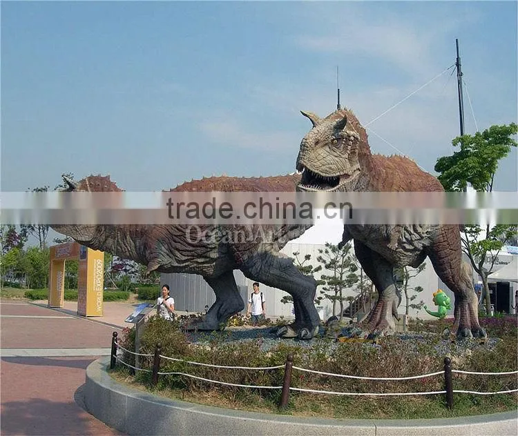 realistic simulation museum Fiberglass Dinosaurs statue