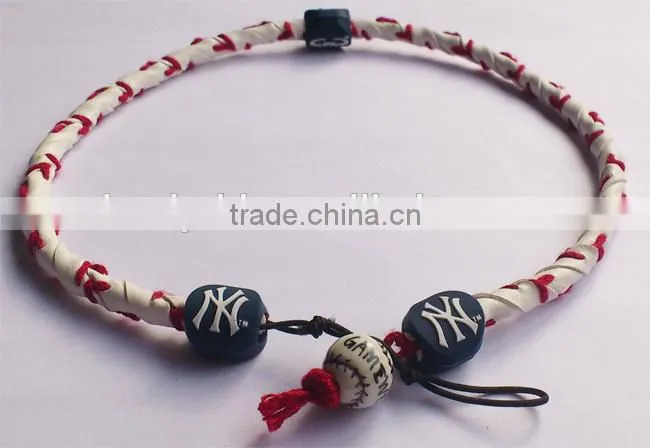 Cheap new design sport useful personalized high quality baseball necklaces for men