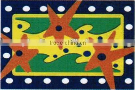 prayer mat colorful pattern decorative printed nylon prayer mat with latex backing