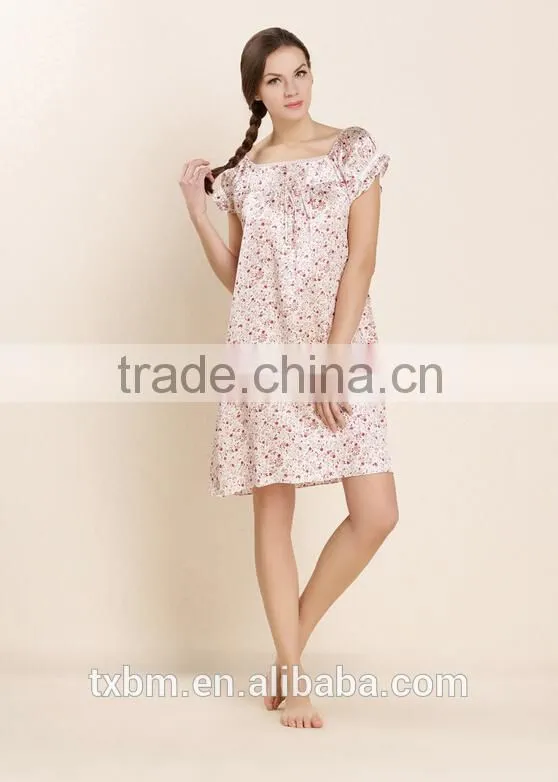 Sweet lovely girl's silk pajama