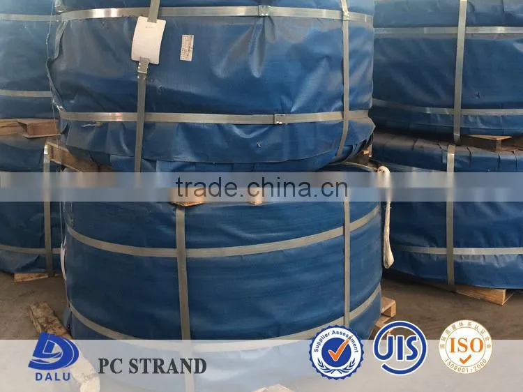 EN10138 7 wire 9.53mm 12.7mm Unbonded PC Steel Strand