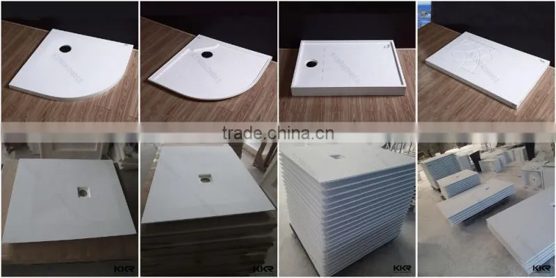 Artificial stone resin shower trays, artificial marble shower tray
