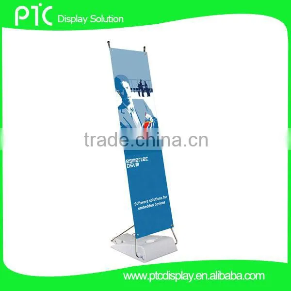 Outdoor special design X banner with platics tank