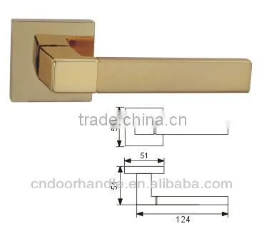Classical Decoration Italian door hardware handle, storage room door lock