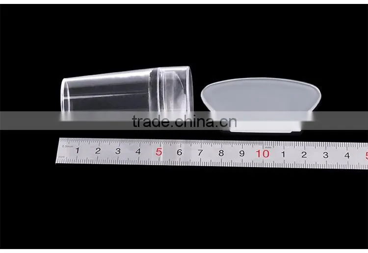 2016 Transparent Nail stamping and scraper for stamping plate nail art