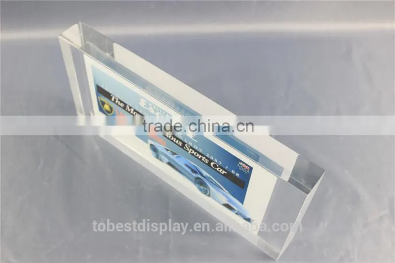 Shenzhen Tobestdisplay factory custom crystal acrylic award blanks