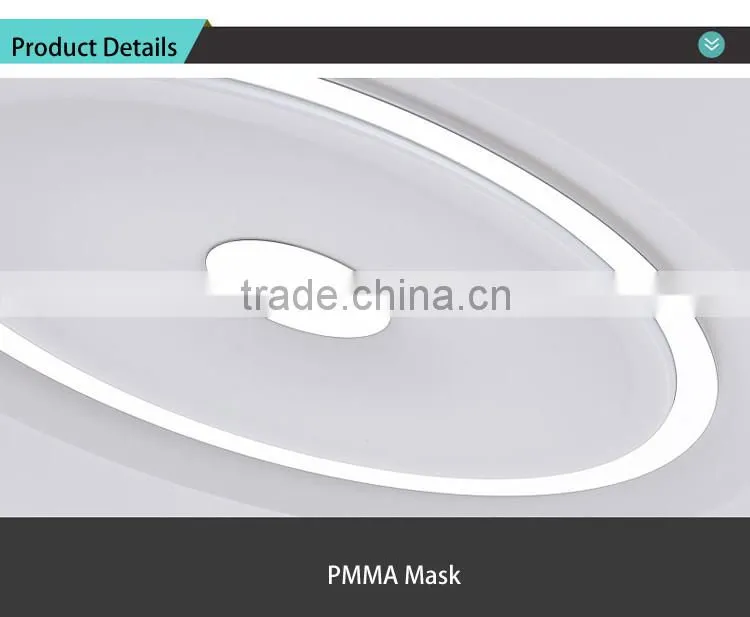 2016 New Arrival Acrylic Mask Square Ceiling Lamp 240V Iron Ceiling Lights
