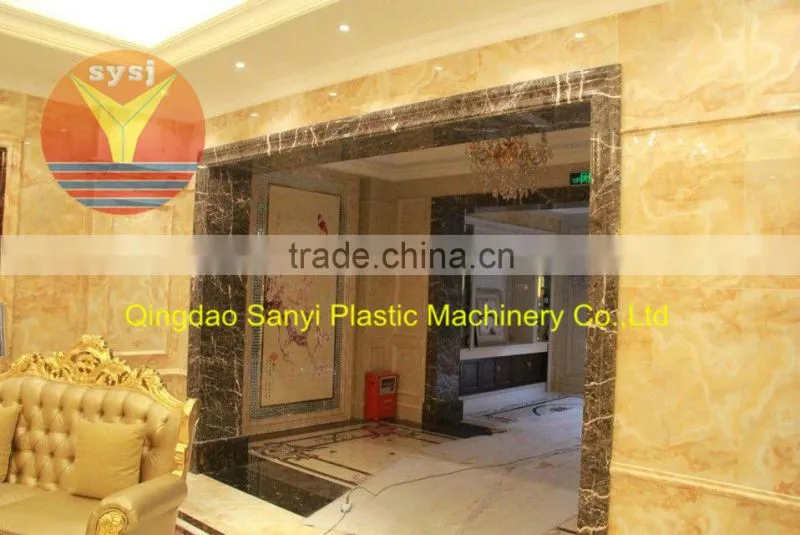 PVC Imitated Marble Wall Panel/HouseDecoration Machine/Production Line