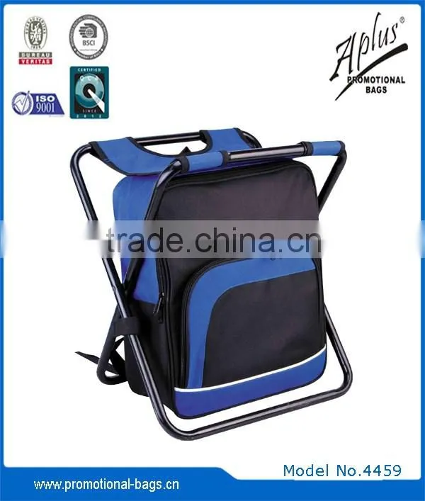 owning chair and folding cooler backpack
