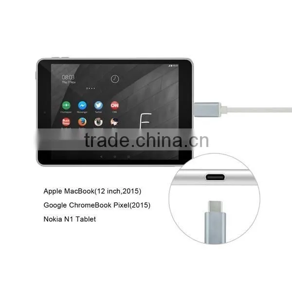 2016 Newest design usb c type c cable adapter with customized logo