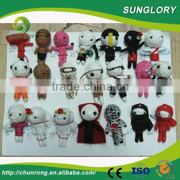 halloween item alibaba Wholesale low price high quality string voodoo dolls for sale