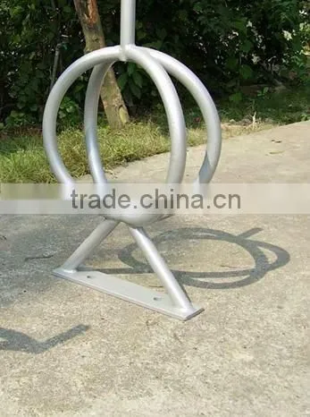 Hot-dipped galvanized apartment bike display or storage rack