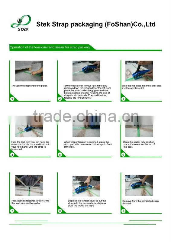 Strapping Tensioner for packing from STEK